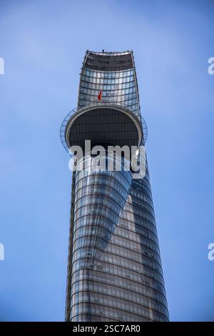 Gratte-ciel Bitexco Financial Tower, Ho Chi Minh ville, Vietnam, Asie Banque D'Images