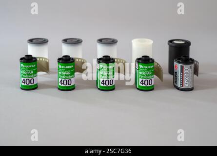 19.05.2024, Allemagne, Berlin, Berlin - films négatifs noir et blanc de la photographie analogique. 0CE240519D001CAROEX.JPG [AUTORISATION DU MODÈLE : NON, PROPRIÉTÉ RELEA Banque D'Images