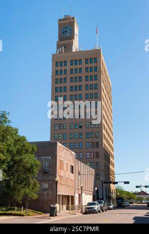 Jacinto Building dans le centre-ville de Beaumont, Texas, États-Unis d'Amérique, Amérique du Nord Banque D'Images