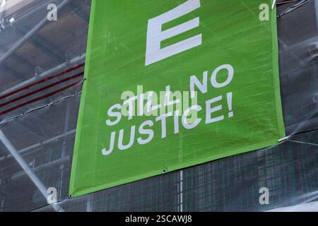 Grenfell, Londres, Royaume-Uni. 6 février 2025. Plans annoncés pour démolir la tour Grenfell. Credit : Matthew Chattle/Alamy Live News Banque D'Images