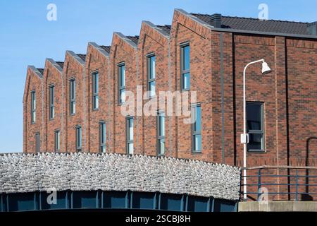 Bâtiments résidentiels modernes dans le nouveau quartier de Vathorst à Amersfoort aux pays-Bas. Banque D'Images