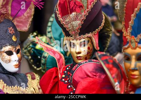 toutes les couleurs du carnaval Banque D'Images