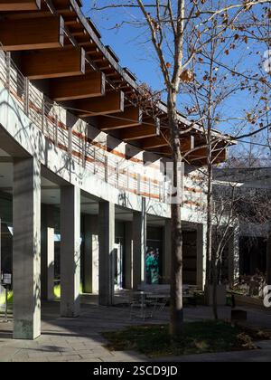 Crystal Bridges Museum of American Art, lieu : Bentonville AR, architecte : Moshe Safdie Banque D'Images