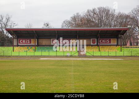Stadion CKiS-u w Pruszczu Gdańskim - MKS Czarni Pruszcz Gdański Banque D'Images