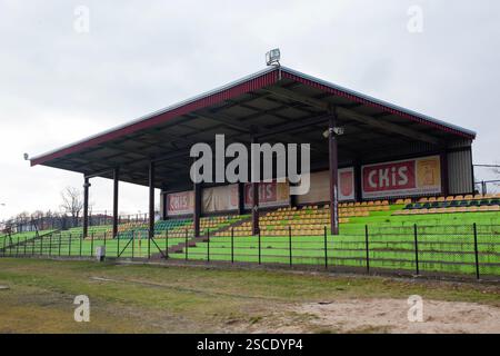 Stadion CKiS-u w Pruszczu Gdańskim - MKS Czarni Pruszcz Gdański Banque D'Images