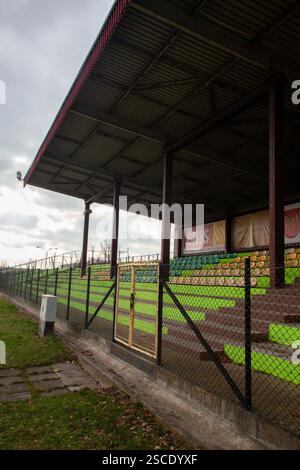 Stadion CKiS-u w Pruszczu Gdańskim - MKS Czarni Pruszcz Gdański Banque D'Images
