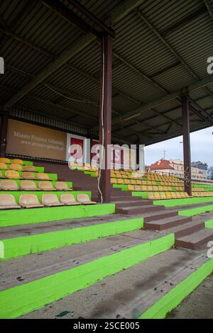 Stadion CKiS-u w Pruszczu Gdańskim - MKS Czarni Pruszcz Gdański Banque D'Images