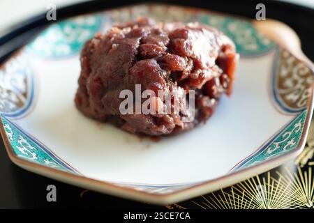 ANKO, pâte de haricots rouges sucrés japonaise Banque D'Images