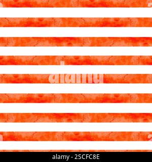 Rayures orange aquarelle dynamiques sur un fond blanc net, idéal pour une variété de projets de mode et de design Banque D'Images