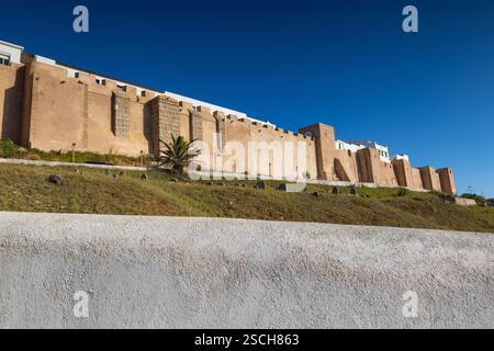 Remparts de la ville almohade de la médina de Rabat, Maroc. Afrique du Nord Banque D'Images
