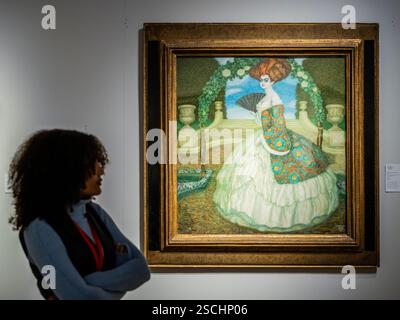 Londres, Royaume-Uni. 7 février 2025. Hanns Pellar, Libelle, estimation GBP 50 000 - GBP 70 000 - Un aperçu de Barry Humphries : The Personal Collection at Christies, Londres - L'artiste australien de renommée mondiale, surtout connu pour ses personnages Dame Edna Everage et Sir les Patterson, a commencé à collectionner dans son adolescence, et plus d'un demi-siècle a construit une collection comprenant environ 250 lots, les estimations vont de £200 à £300,000. L'exposition complète de pré-vente sera visible du 7 au 12 février. La vente aux enchères en direct aura lieu le 13 février 2025. Crédit : Guy Bell/Alamy Live News Banque D'Images