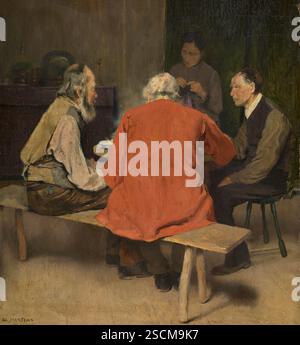 Le repas, c1890. Banque D'Images