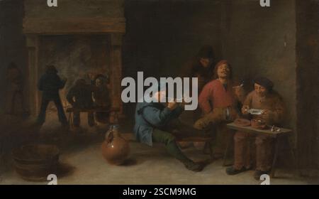 Fumeurs, 1633. Banque D'Images