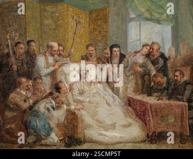 La mort de Peter Paul Rubens, 1827. Banque D'Images
