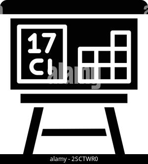 Tableau périodique icône vectorielle illustration de conception Illustration de Vecteur