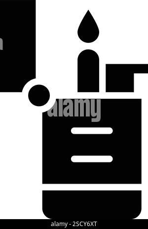 Illustration de conception d'icône de vecteur plus léger Illustration de Vecteur