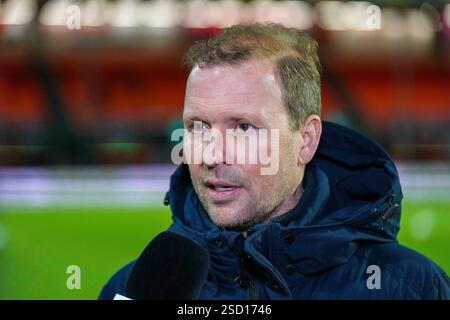 Volendam, pays-Bas. 07 février 2025. VOLENDAM, PAYS-BAS - 7 FÉVRIER : Rick Kruys entraîneur du FC Volendam lors du match néerlandais Keuken Kampioen Divisie entre le FC Volendam et ADO Den Haag au stade Kras le 7 février 2025 à Volendam, pays-Bas. (Photo de Jan Mulder/Orange Pictures) crédit : Orange pics BV/Alamy Live News Banque D'Images
