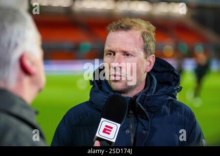 Volendam, pays-Bas. 07 février 2025. VOLENDAM, PAYS-BAS - 7 FÉVRIER : Rick Kruys entraîneur du FC Volendam lors du match néerlandais Keuken Kampioen Divisie entre le FC Volendam et ADO Den Haag au stade Kras le 7 février 2025 à Volendam, pays-Bas. (Photo de Jan Mulder/Orange Pictures) crédit : Orange pics BV/Alamy Live News Banque D'Images