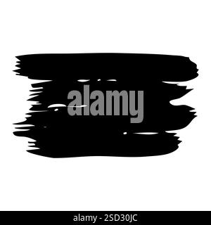 Dessiner un frottis. Taches de peinture dessinées à la main. Illustration vectorielle. Illustration de Vecteur