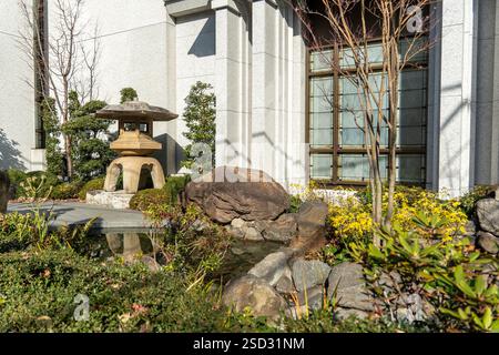 Le temple lds à Tokyo, Japon, le 5 janvier 2025 Banque D'Images