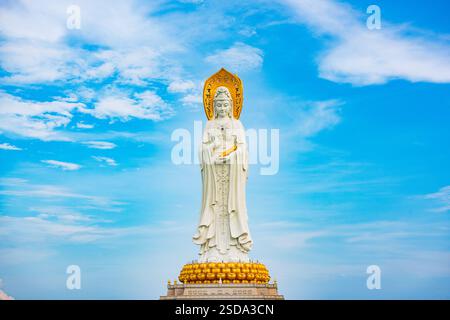 Temple Nanshan Guanyin à Sanya, Hainan Banque D'Images