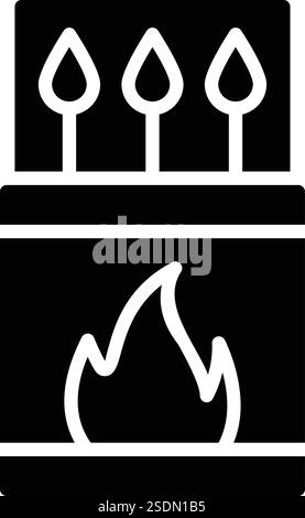 Correspond à l'illustration de conception d'icône vectorielle Illustration de Vecteur