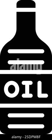 Illustration de conception d'icône de vecteur d'huile d'olive Illustration de Vecteur