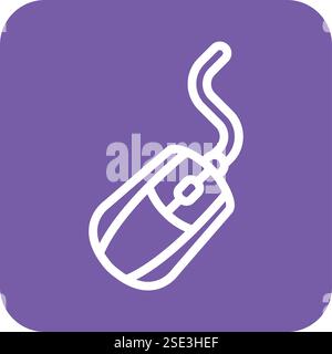 Illustration de conception d'icône de vecteur de souris Illustration de Vecteur