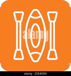 Illustration de conception d'icône de vecteur de canot Illustration de Vecteur