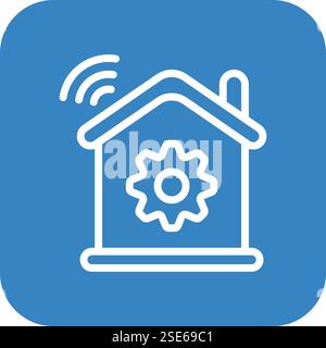 Illustration de conception d'icône de vecteur Smart Home Illustration de Vecteur