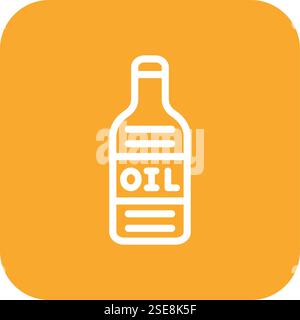 Illustration de conception d'icône de vecteur d'huile d'olive Illustration de Vecteur