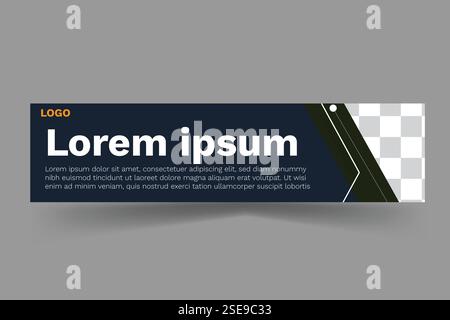 Couverture de profil LinkedIn Illustration de Vecteur