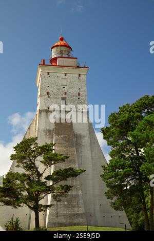 09.07.2024 ancien phare historique de Kopu, île estonienne de Hiiumaa, l'un des plus anciens phares du monde, en usage continu depuis son achèvement Banque D'Images