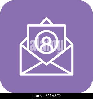 Illustration de conception d'icône de vecteur personnel Illustration de Vecteur