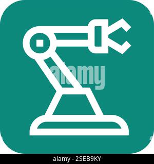 Illustration de conception d'icône de vecteur de robot Illustration de Vecteur