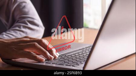 404 alertes de problème d'erreur et idées de maintenance Banque D'Images