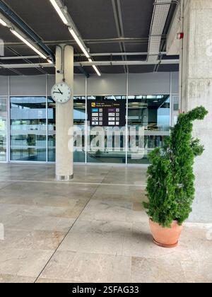 Terminal de l'aéroport de Madrid, Espagne Banque D'Images