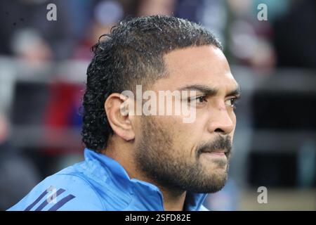 Londres, Royaume-Uni. 08th Feb, 2025. Peato Mauvaka de France lors du Championnat Guinness des six Nations masculin entre l'Angleterre et le stade Franceat Allianz, Twickenham, Londres le 08 février 2025 crédit : action Foto Sport/Alamy Live News Banque D'Images