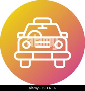 Illustration de conception d'icône de vecteur de taxi Illustration de Vecteur