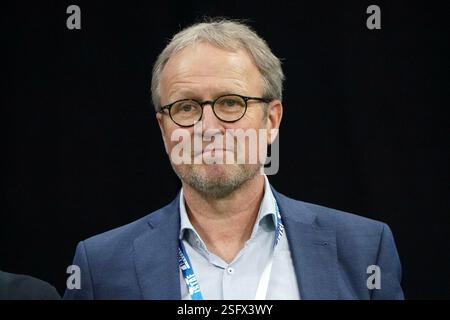 09.02.2025, Leichtathletik, ISTAF indoof Düsseldorf 2025, Indoormeeting Duesseldorf, ISS Dome Düsseldorf ISTAF meeting Direktor Martin Seeber, Fotocopyright Gladys Chai von der Laage Banque D'Images