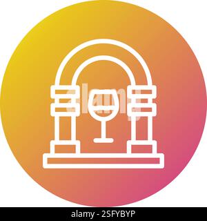 Illustration de conception d'icône de vecteur de juke-box Illustration de Vecteur