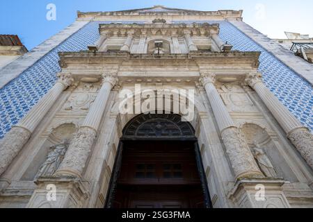 Église d'Aveiro Mercy achevée en 1653 au Portugal. Banque D'Images