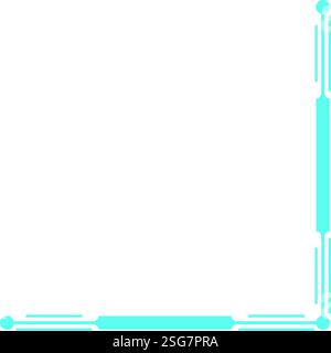 Icône de cadre moderne Y2K Illustration de Vecteur