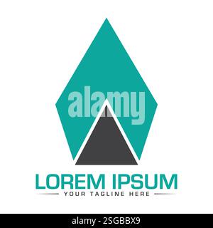 Design du logo stylo Illustration de Vecteur