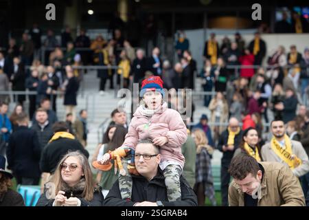 Ascot, Berkshire, Royaume-Uni. 17 février 2024. Courses hippiques au Betfair Ascot Chase Raceday à l'hippodrome d'Ascot. Crédit : Maureen McLean/Alamy Banque D'Images