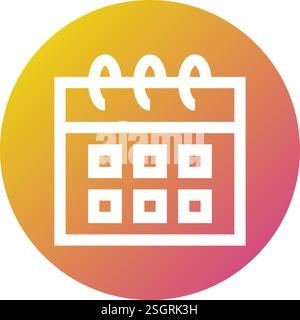 Calendrier calendrier illustration de conception d'icône vectorielle Illustration de Vecteur