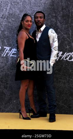 Ashley Walters & Isaie Danielle assistant à la première du Royaume-Uni à South Bank BFI MEYERS MANX Londres 21e Auggust 2018 Banque D'Images