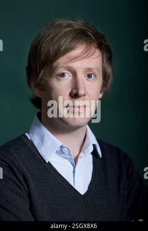 Paul Murray, écrivain irlandais nominé au Booker, photographié au Festival international du livre d'Édimbourg où il a parlé de son livre intitulé « Skippy dies ». L'événement de trois semaines est le plus grand festival littéraire du monde et se tient pendant le Festival annuel d'Édimbourg. L'événement de 2010 a comporté des exposés et des présentations de plus de 500 auteurs du monde entier. Banque D'Images