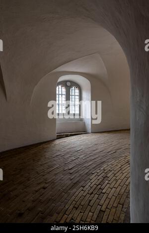 Scènes hivernales à Rundetarn Tower. Copenhague, Danemark Banque D'Images
