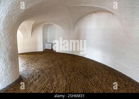 Scènes hivernales à Rundetarn Tower. Copenhague, Danemark Banque D'Images